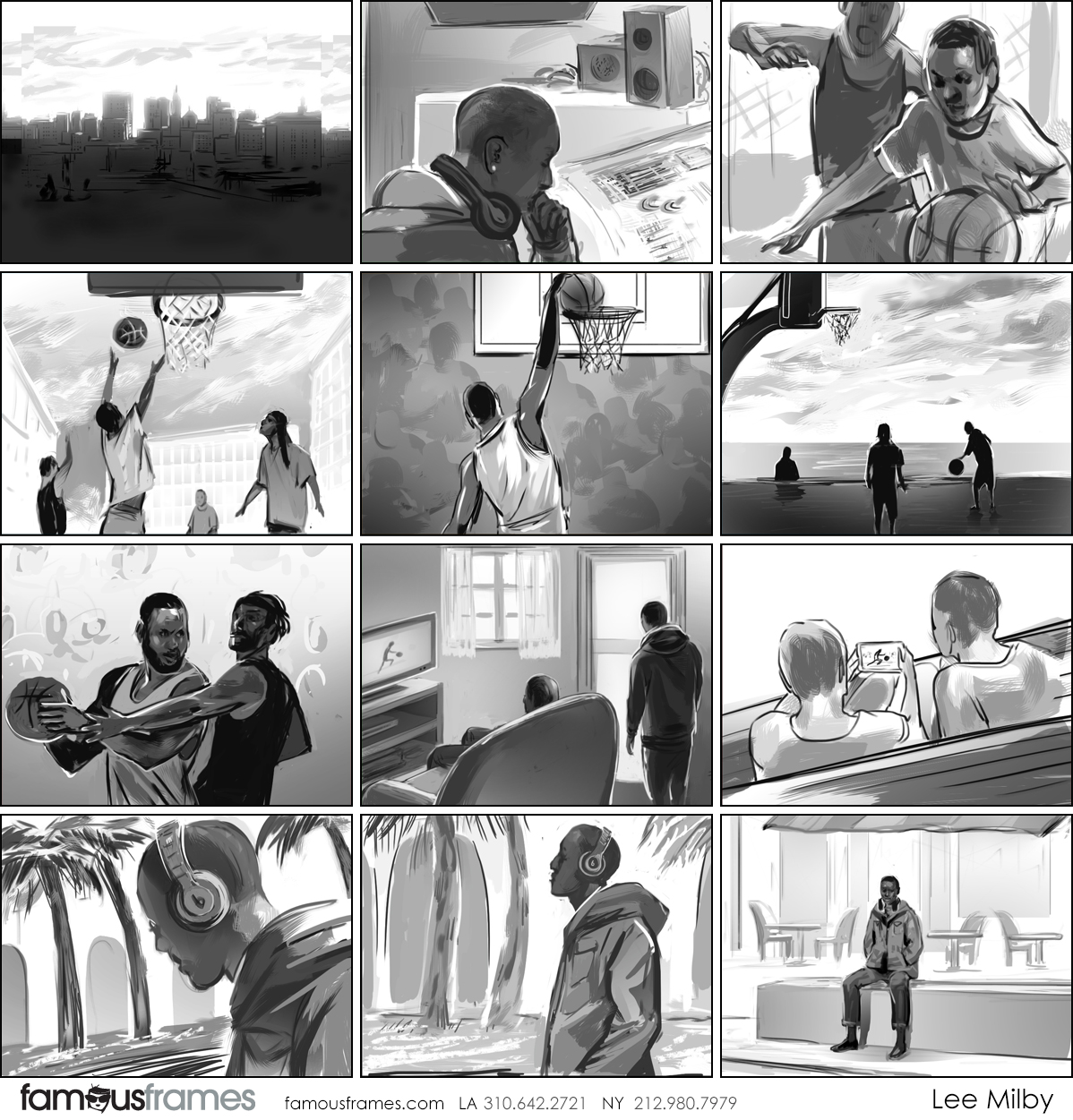 Lee Milby's People - B&W Tone storyboard art (Image #22118_113_1564440535)