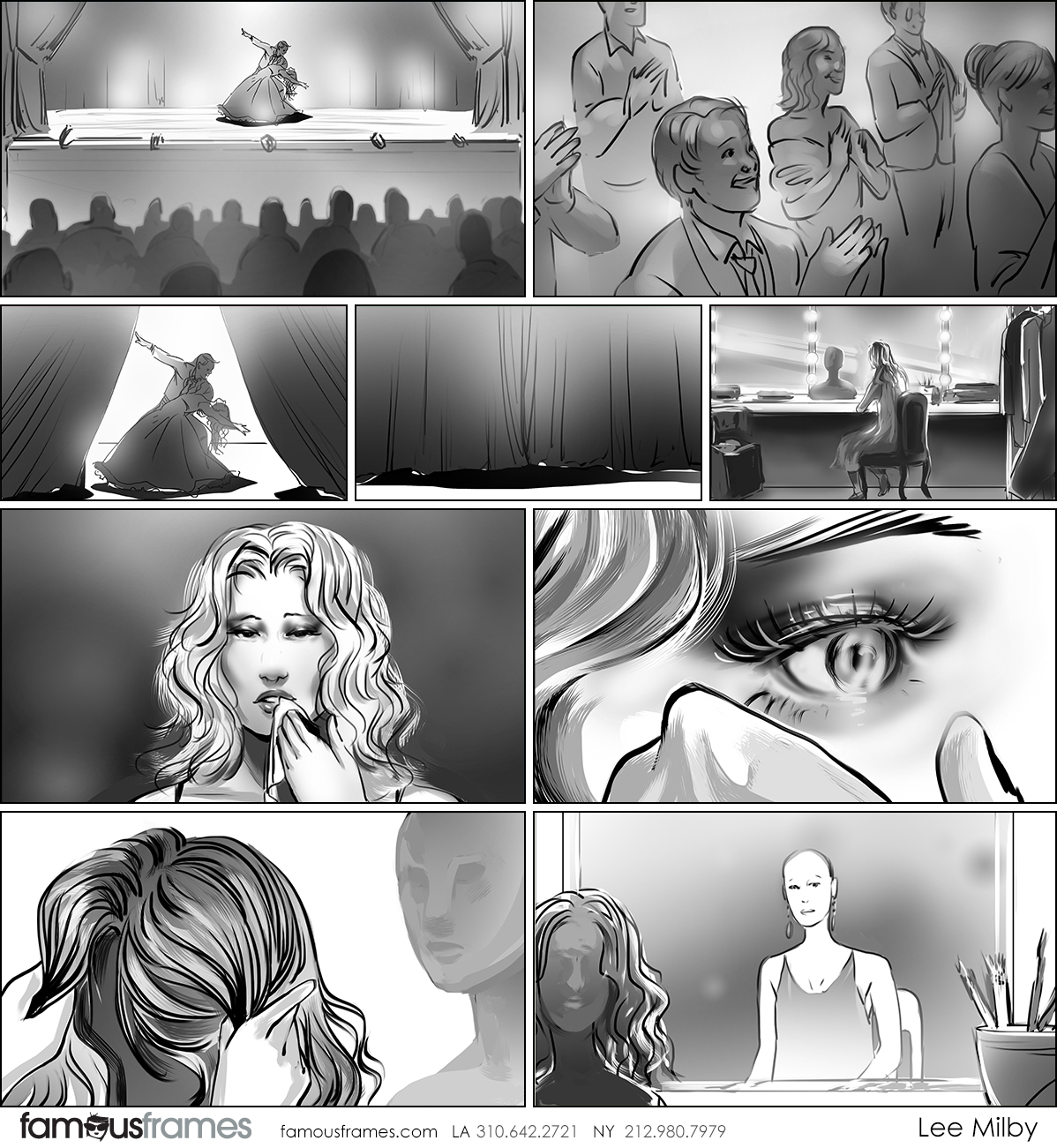 Lee Milby's People - B&W Tone storyboard art (Image #22118_113_1564610618)