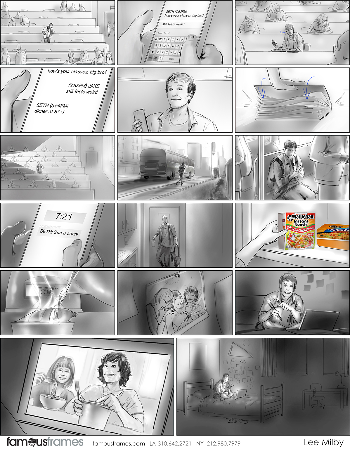 Lee Milby's People - B&W Tone storyboard art (Image #22118_22_1564610755)