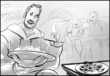 Lee Milby's People - B&W Tone storyboard art