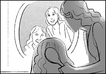 Lee Milby's People - B&W Tone storyboard art