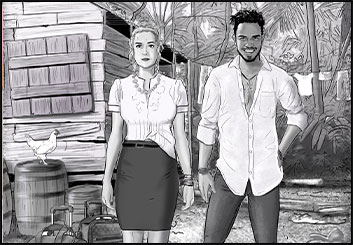 Jeremiah Wallis's People - B&W Tone storyboard art