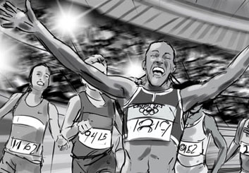 Jeremiah Wallis's Sports storyboard art