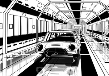 Jeremiah Wallis's Vehicles storyboard art