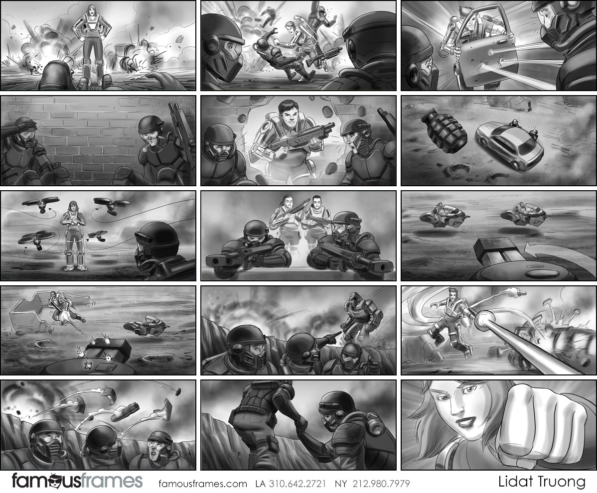 Lidat Truong*'s People - B&W Tone storyboard art (Image #226_25_1510777622)