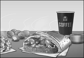 Lidat Truong*'s Food storyboard art