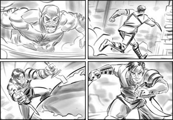 Lidat Truong*'s Shootingboards storyboard art