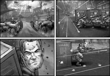 Lidat Truong*'s Shootingboards storyboard art