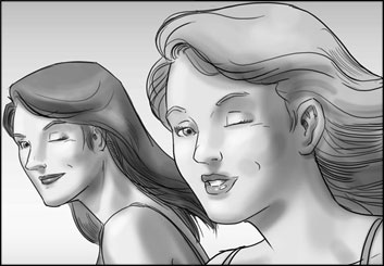 Lidat Truong*'s People - B&W Tone storyboard art