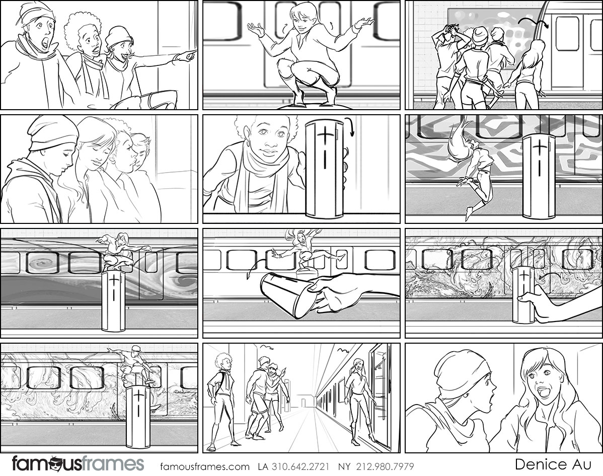 Denice Au's People - B&W Line storyboard art (Image #2595_114_1517337618)