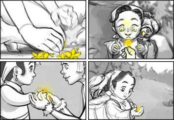 Denice Au's Animation storyboard art