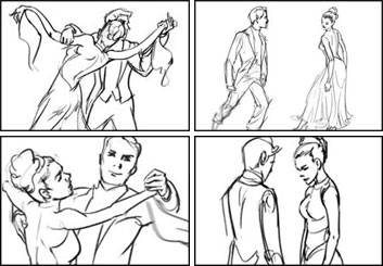 Denice Au's Shooting Animation  storyboard art