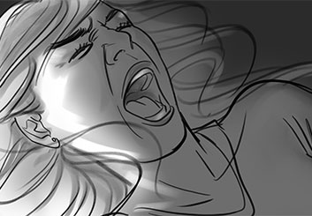 Denice Au's People - B&W Tone storyboard art