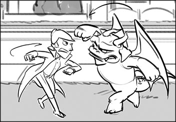 Denice Au's Animation storyboard art