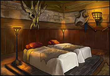 Bernard's Concept Environments storyboard art