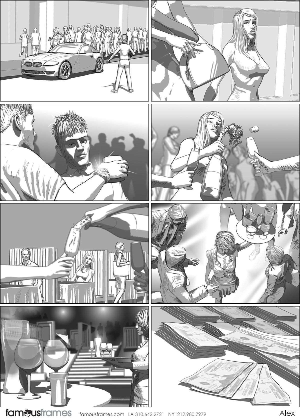 Alex's People - B&W Tone storyboard art (Image #31467_113_1592785323)