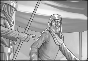 Alex's People - B&W Tone storyboard art