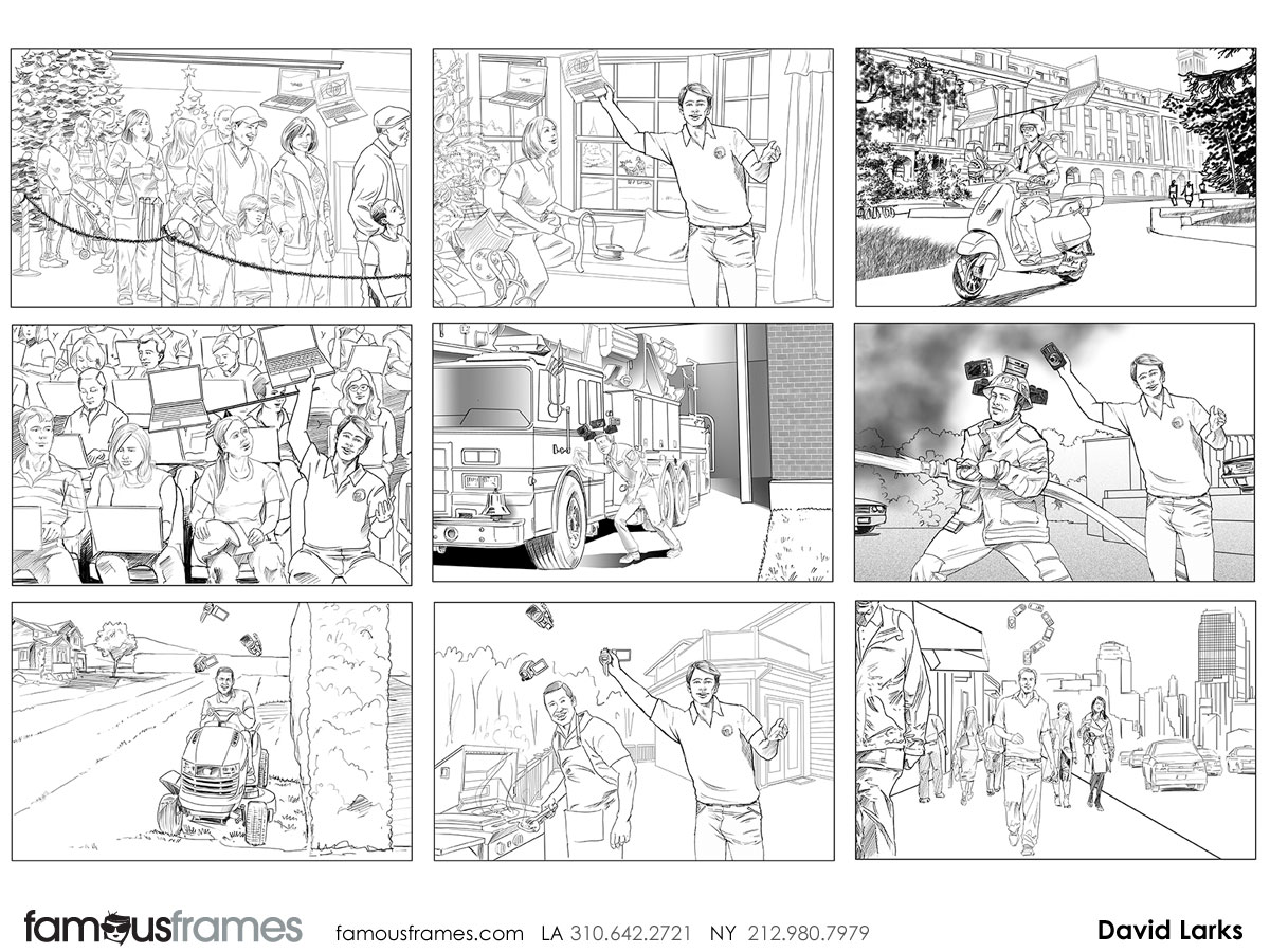 David Larks*'s People - B&W Line storyboard art (Image #317_114_1398192691)