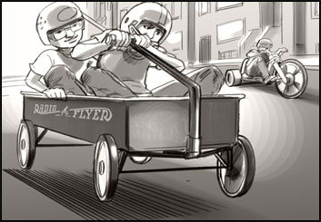 David Larks*'s Vehicles storyboard art