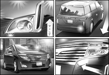 David Larks*'s Vehicles storyboard art