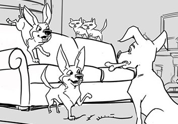 David Larks*'s Animation storyboard art