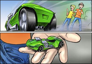 David Larks*'s Toys storyboard art