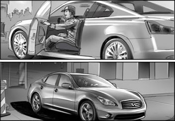 David Larks*'s Vehicles storyboard art