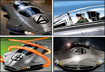 Jeff Norwell's Vehicles storyboard art