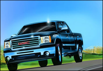 Jeff Norwell's Vehicles storyboard art