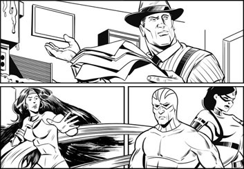 Jeff Norwell's Comic Book storyboard art