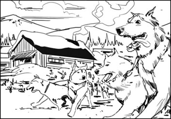 Jeff Norwell's Wildlife / Animals storyboard art