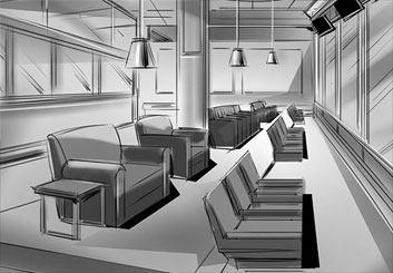 Jeff Norwell's Environments storyboard art