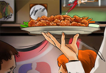 Jeff Norwell's Food storyboard art