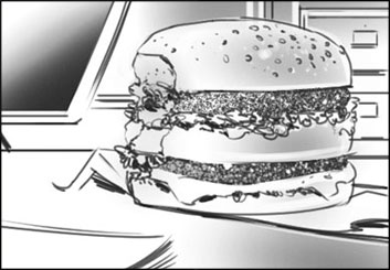 Jeff Norwell's Food storyboard art