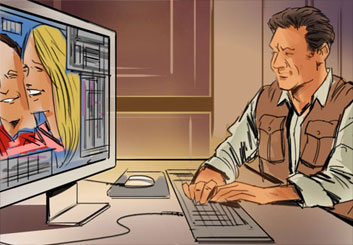 Jeff Norwell's People - Color  storyboard art