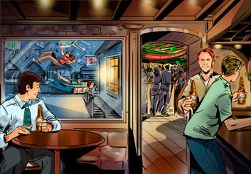 Jeff Norwell's People - Color  storyboard art