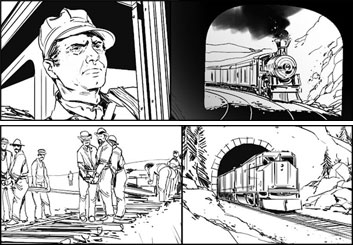 Jeff Norwell's Shootingboards storyboard art