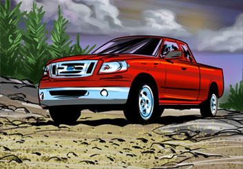 Jeff Norwell's Vehicles storyboard art