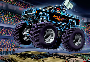 Jeff Norwell's Vehicles storyboard art