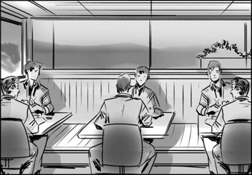 Jeff Norwell's People - B&W Tone storyboard art