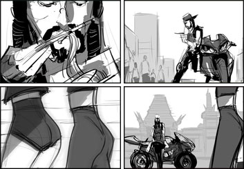 Charles Ratteray*'s Shootingboards storyboard art