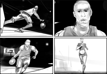 Charles Ratteray*'s Sports storyboard art