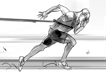 Charles Ratteray*'s Sports storyboard art