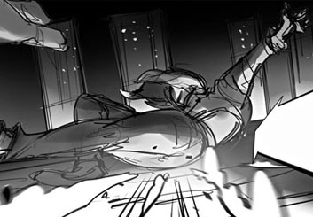 Charles Ratteray*'s Action storyboard art