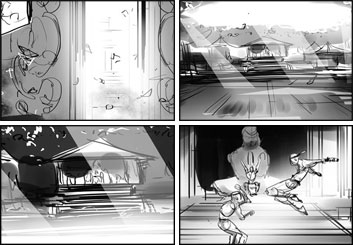 Charles Ratteray*'s Concept Environments storyboard art