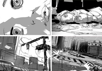 Charles Ratteray*'s Film/TV storyboard art