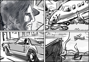 Doug Brode*'s Action storyboard art