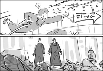 Doug Brode*'s Action storyboard art