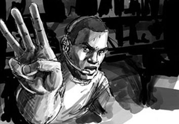 Chris Stiles's People - B&W Tone storyboard art