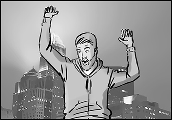 Chris Stiles's People - B&W Tone storyboard art